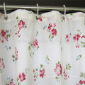 Polyester country style waterproof bathroom window curtain